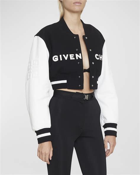 givenchy black jean jacket|givenchy varsity jacket women's.